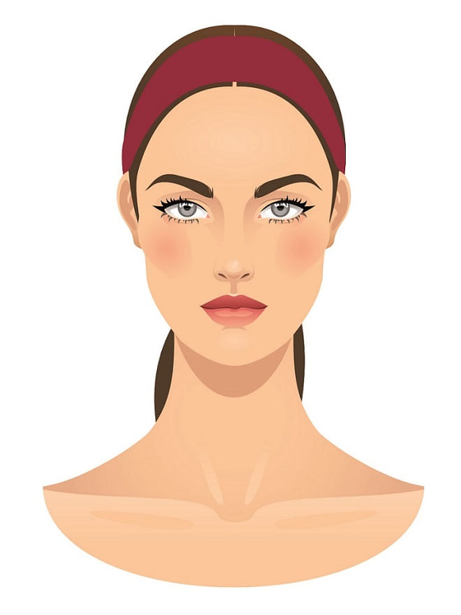 Illustration. Welche Brille passt zu einem ovalen Gesicht