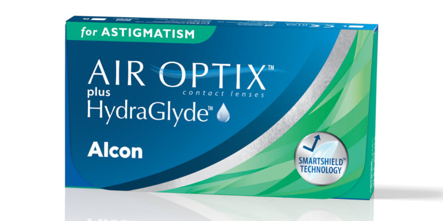 Air Optix plus HydraGlyde toric