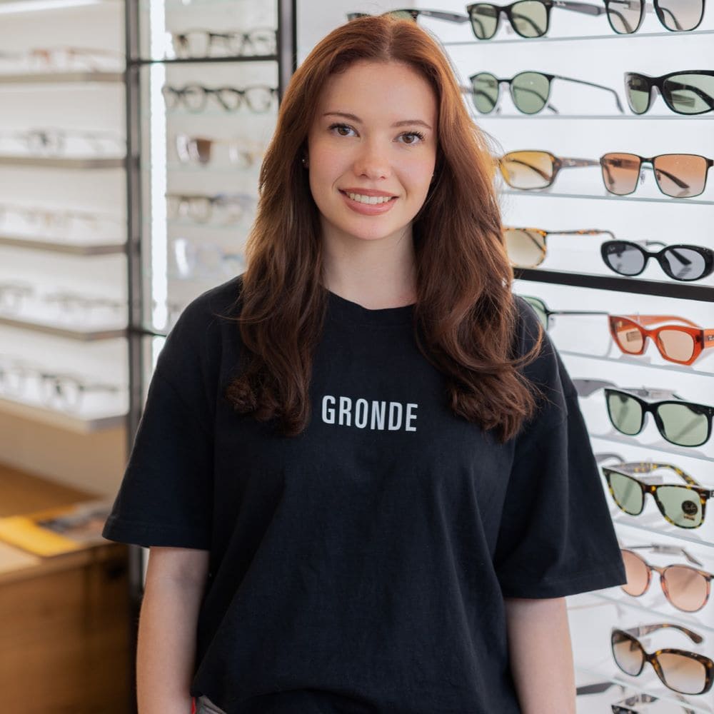 Lena Striegl, Auszubildende Augenoptikerin bei Optik Gronde Schwabmünchen