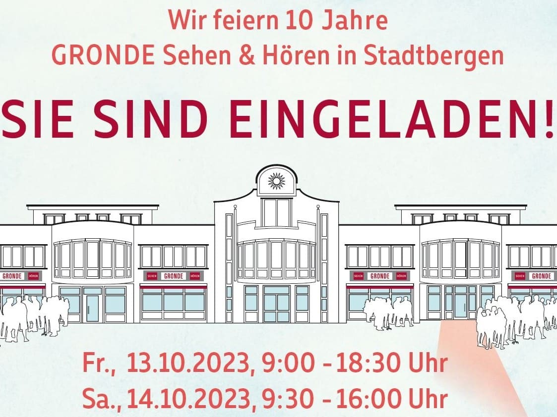 10 Jahre GRONDE in Stadtbergen 10 Jahre GRONDE in Stadtbergen
