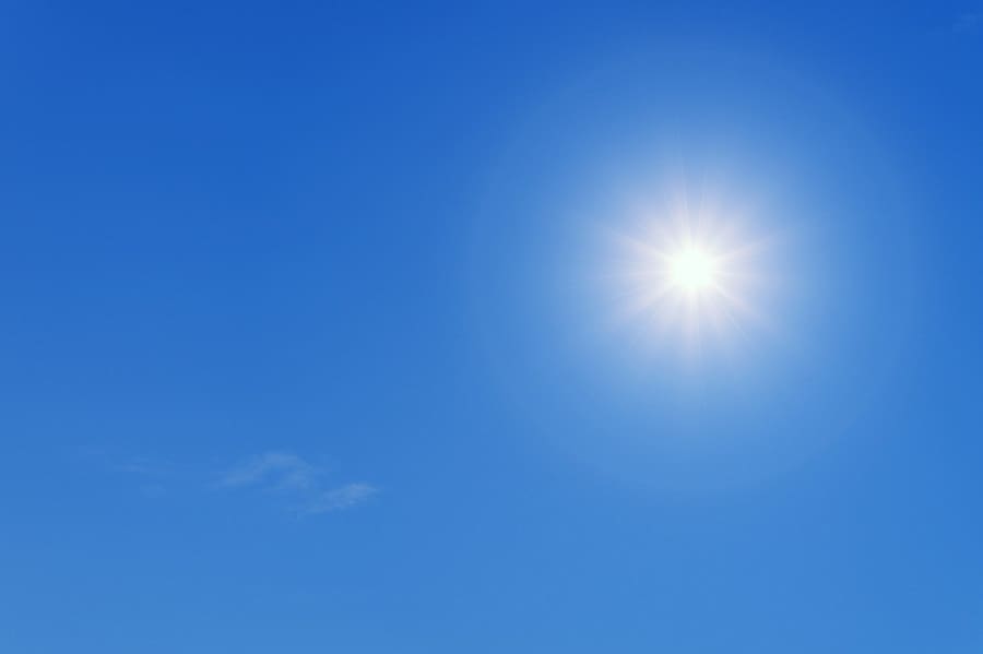 Sonnenhimmel - UV-Strahlung schädigt die Augen. Blogartikel von Optiker Gronde