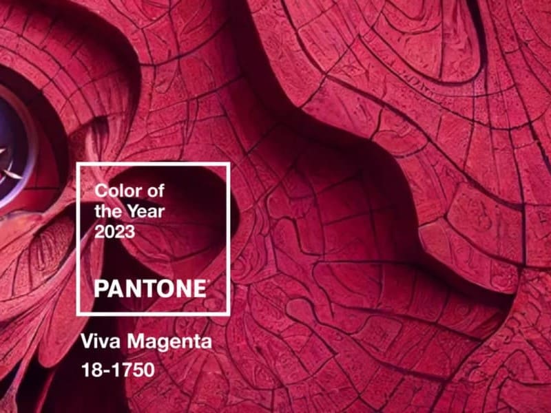 Brillen-Trends 2023. Pantone Farbe des Jahres, Viva Magenta. Im Blog von Optiker Gronde