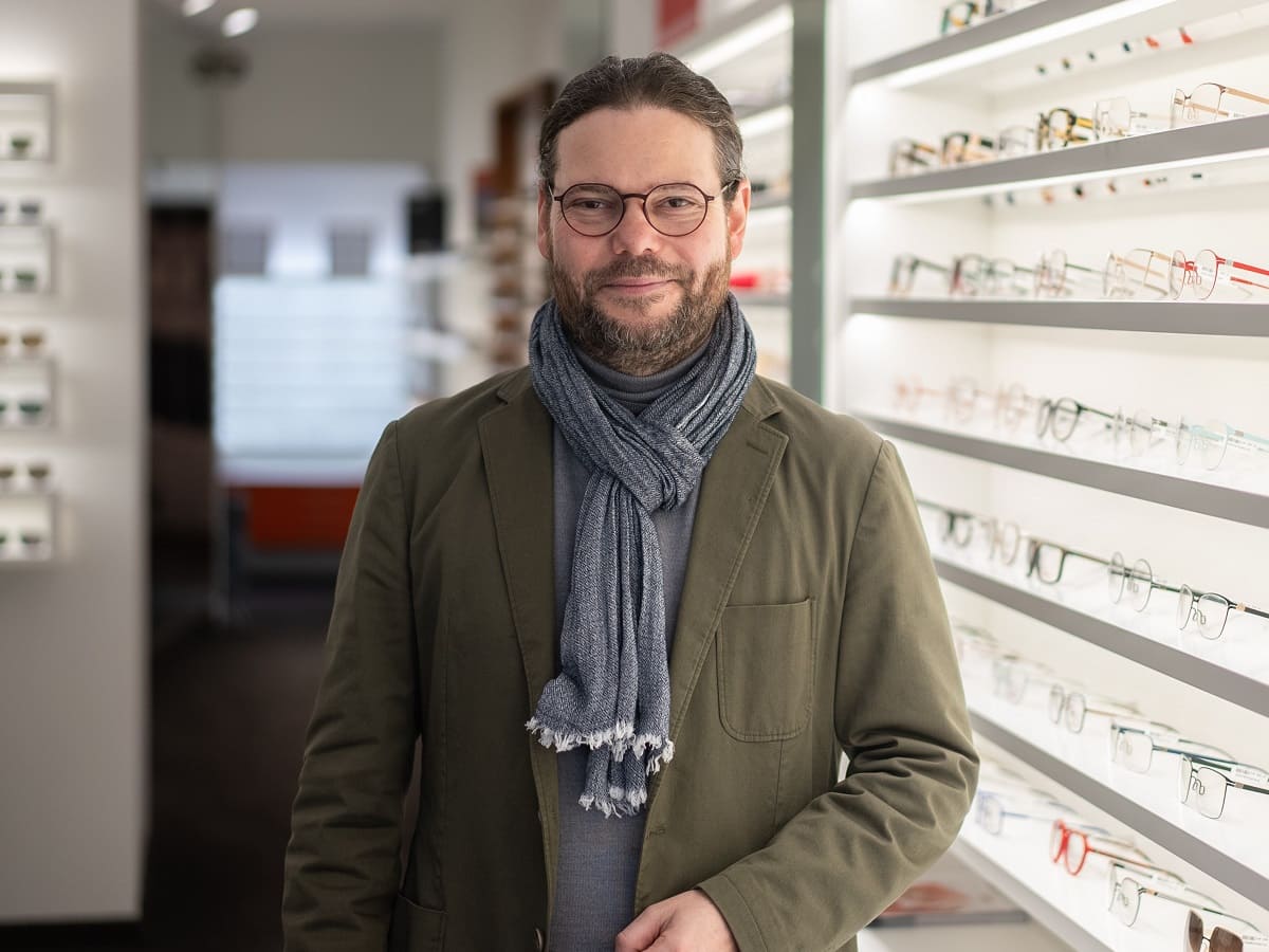 Marc Baumeister, Augenoptiker bei GRONDE Sehen & Hören, Augsburg Maximilianstrasse