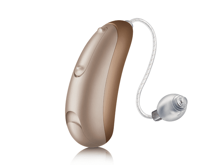  Hinter-dem-Ohr Hörgerät, Premium-Klasse, Unitron Moxi Blu 7bei Hörakustik Gronde