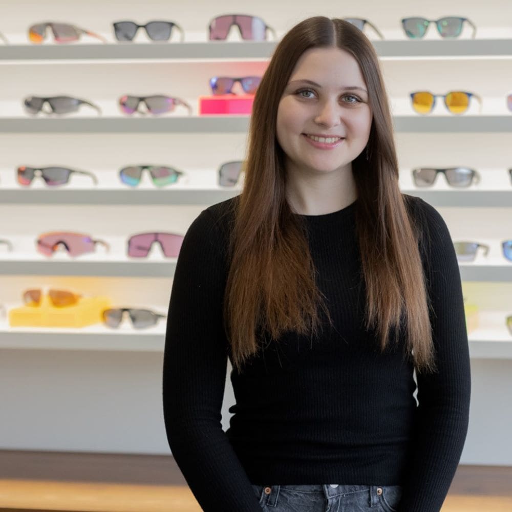 Lena Rieger, Auszubildende Augenoptikerin bei Optik Gronde, Stadtbergen