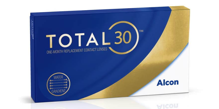 Alcon Total30 Monatslinsen, Sphärisch 30 Pack von Optiker Gronde, Front