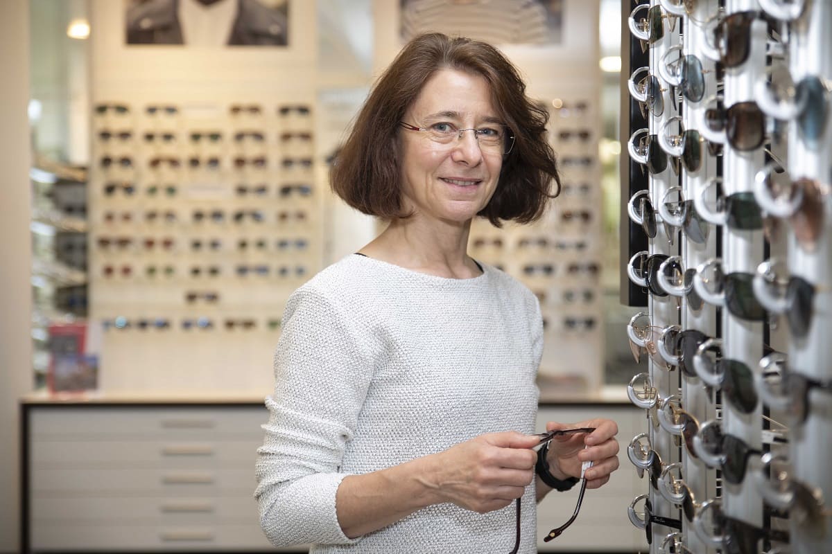 Simone Schmid Augenoptikerin und Optometristin bei Gronde in Augsburg in der City-Galerie