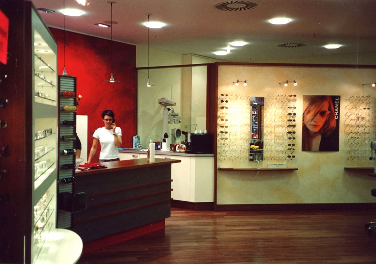Optik Gronde eröffnet 2001 in der Augsburger City-Galerie