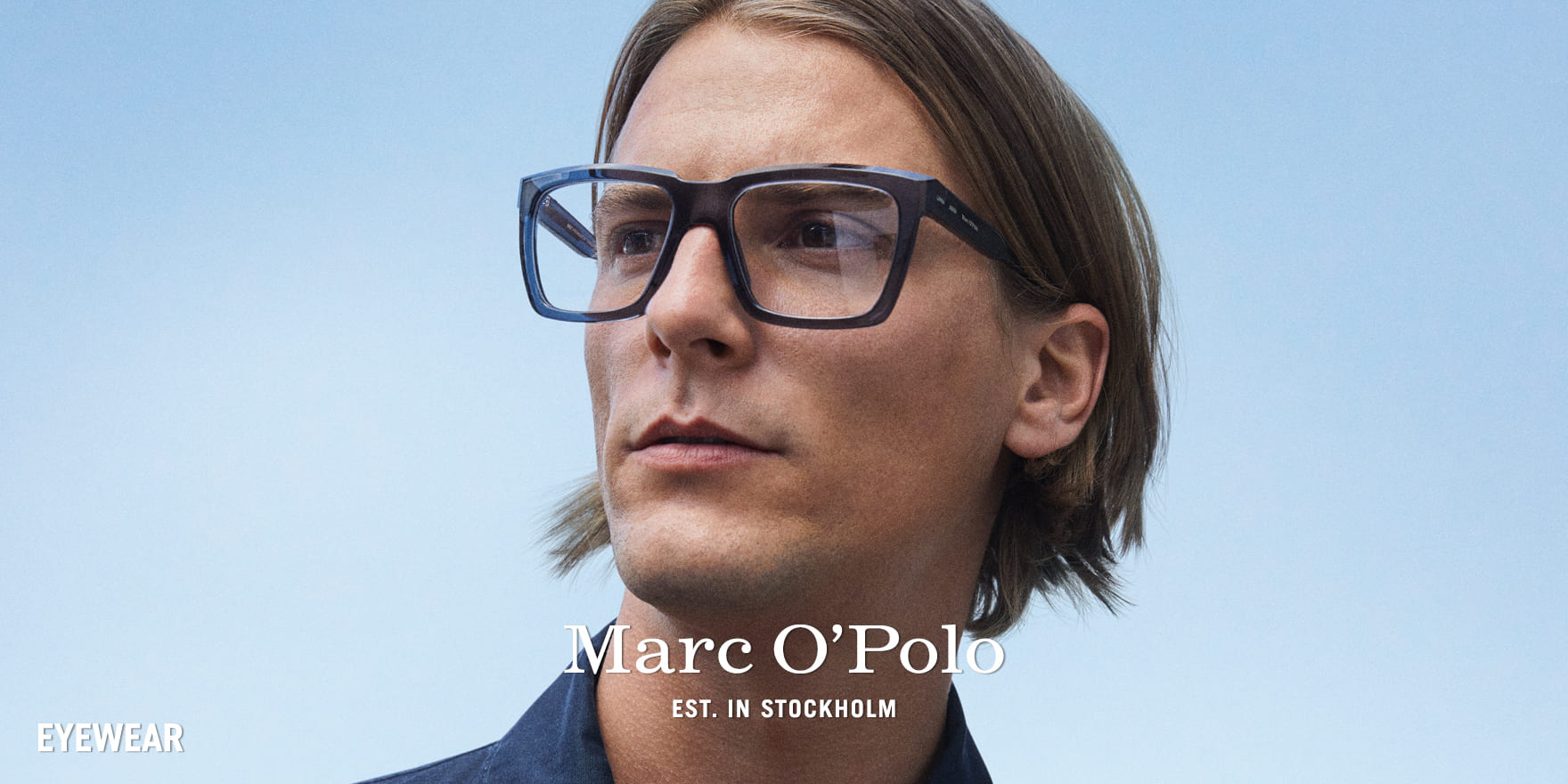 Junger Mann mit Marc O'Polo Brille aus Acetat von Optiker Gronde 