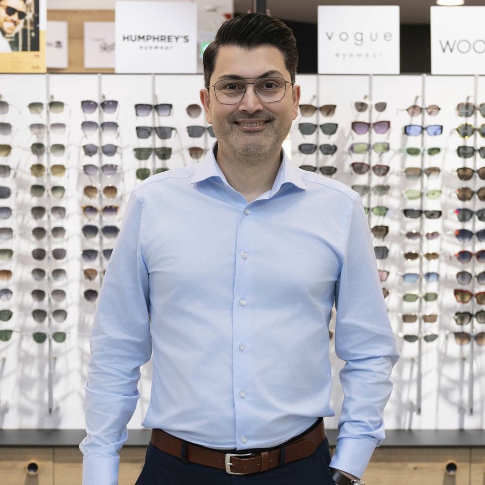 Mohammad Mahmoodi, Augenoptiker bei GRONDE Sehen & Hören, Augsburg City-Galerie