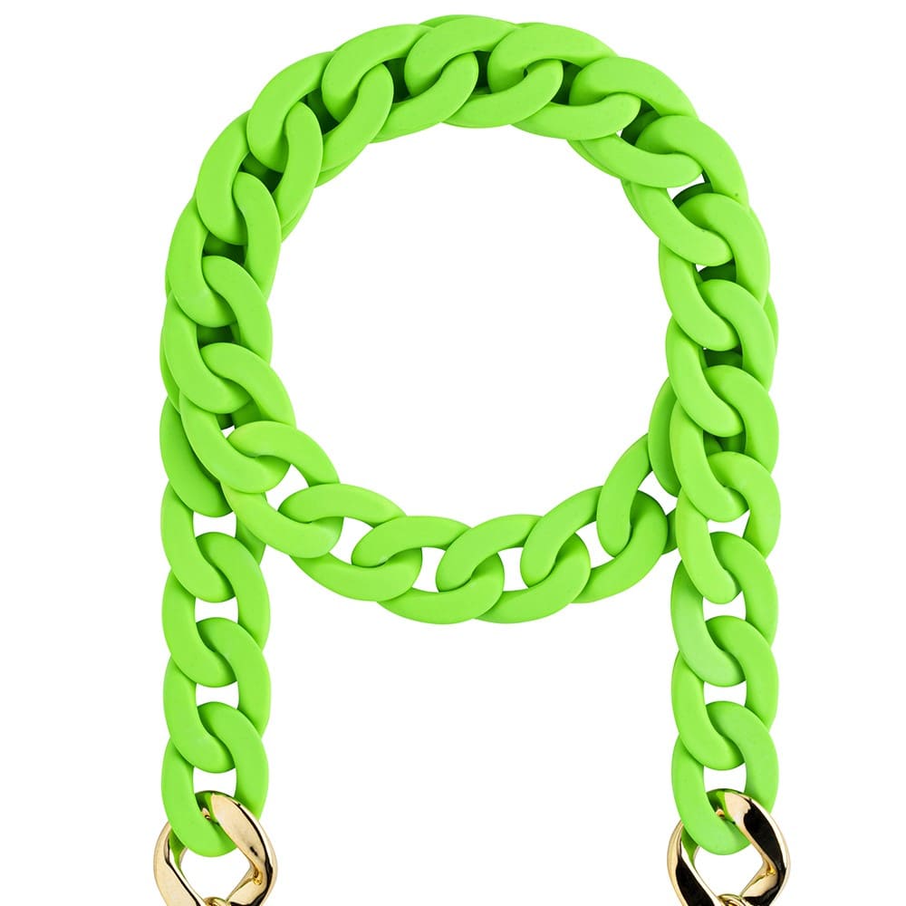 Brillenkette Silk neon green / gold von Cheeky Chain bei Optiker Gronde