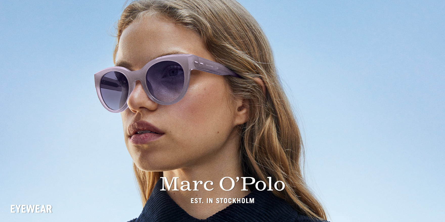 Junge Frau mit Marc O'Polo Sonnenbrille aus dem Angebot von Optiker Gronde 