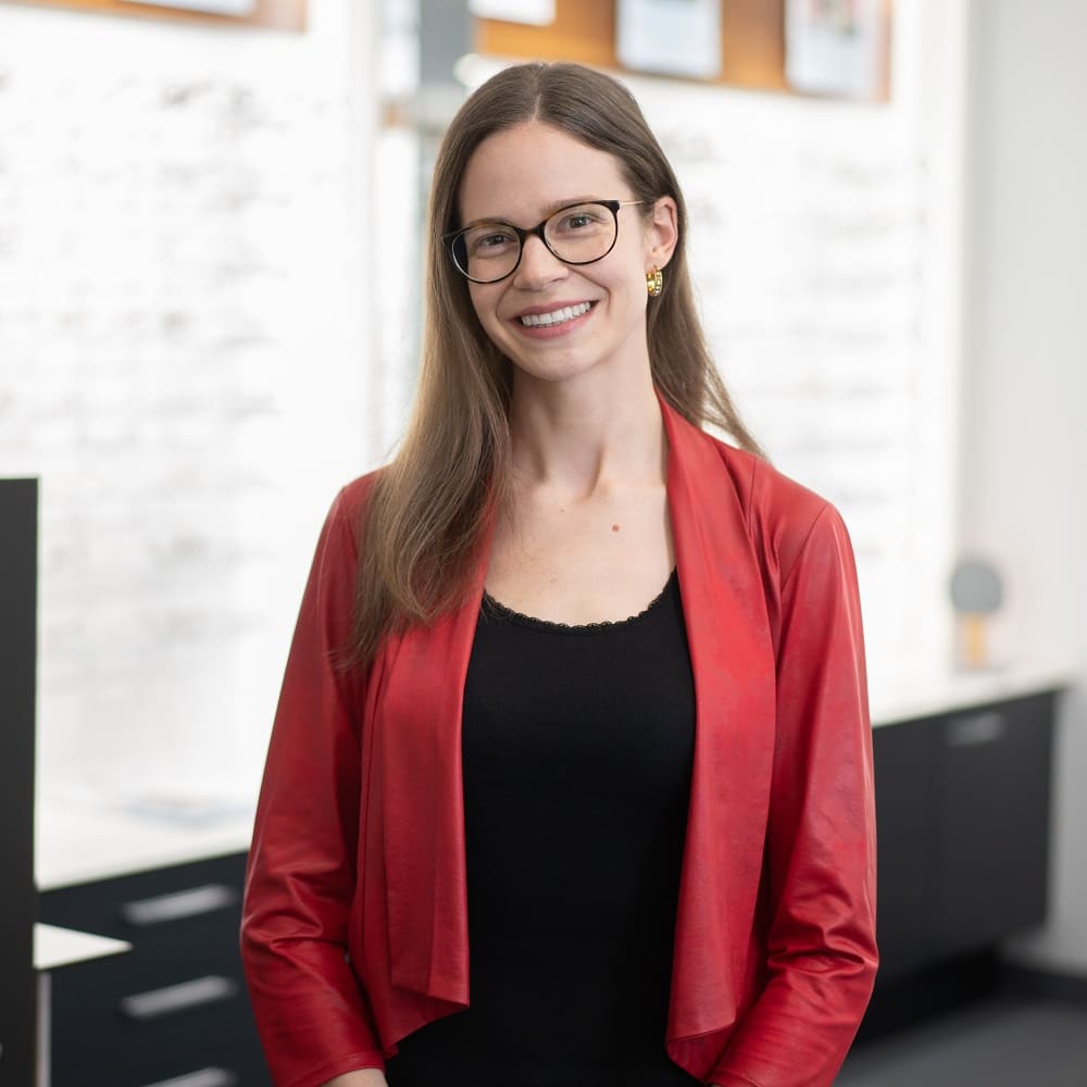 Nathalie Hollerung, Auszubildende Augenoptikerin bei Gronde in Stadtbergen